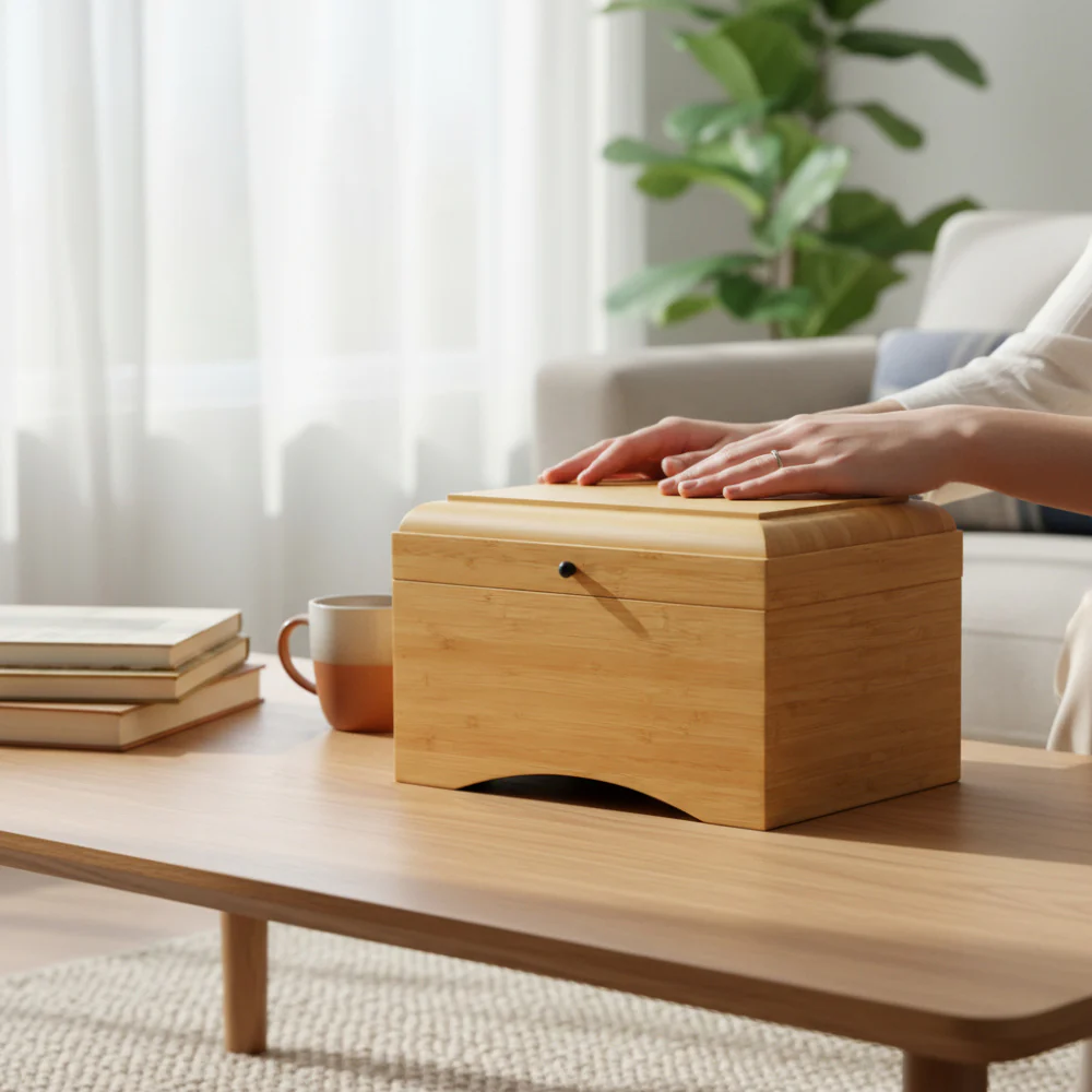 EcoHome Bamboo Urn - Image 3