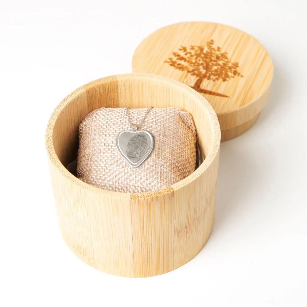 Heart Fingerprint Pendant - Image 4