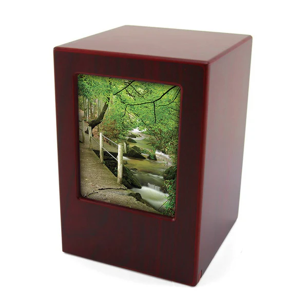 Photo Urn for Pet Ashes - Cherry - Image 9