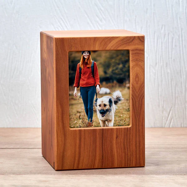 Photo Urn for Pet Ashes - Natural - Image 8